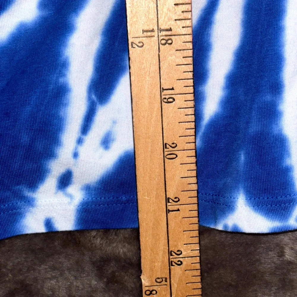 St Louis‎ Blues Sweatshirt Womens Large Tie Dye Cotton Wear By Erin Andrews NHL